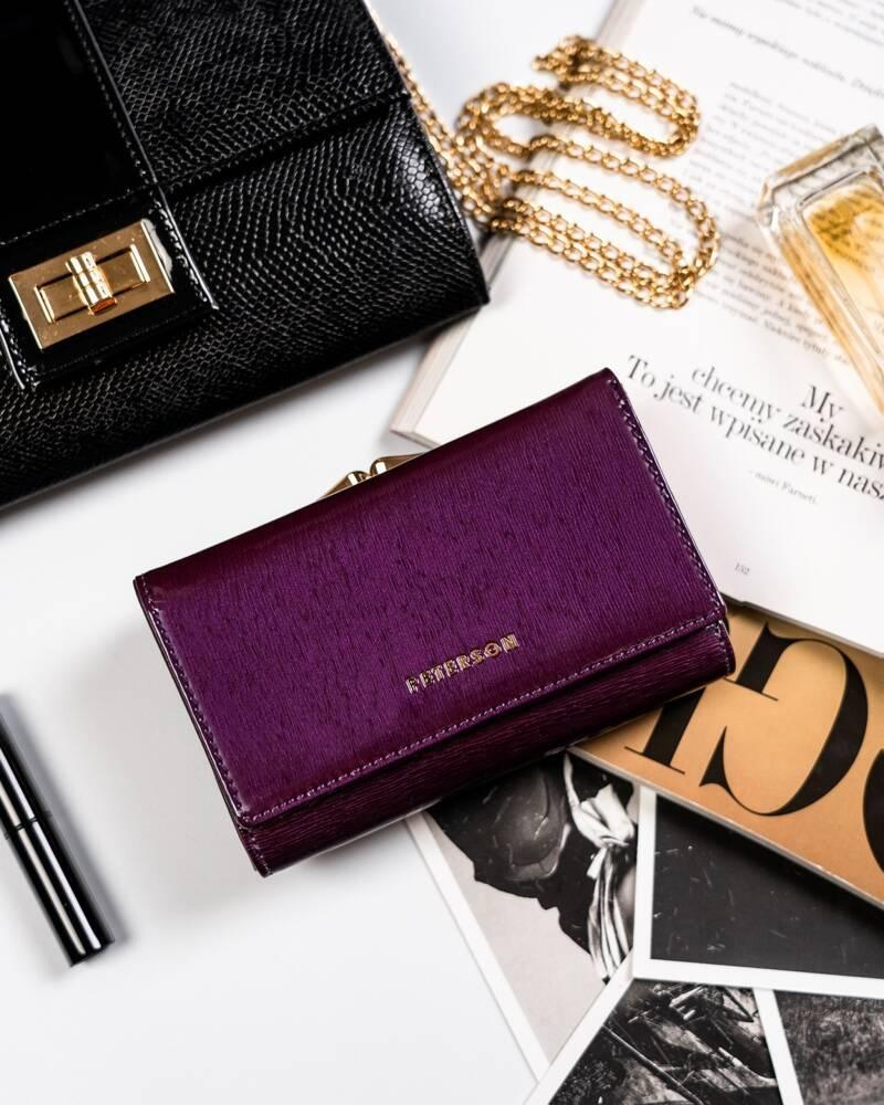 Mittlere Damen Geldbörse aus echtem Leder - Peterson