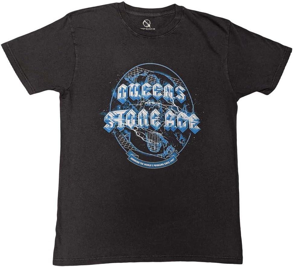 Queens of The Stone Age T Shirt Ignoring Band Logo New Official Unisex Black XXXXXL чёрный