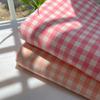 2024 New A-class Solid Color Good Quality Grid Washed Cotton Bed Sheet, Single Piece Fully Enclosed Non Slip Bed Sheet, Bed