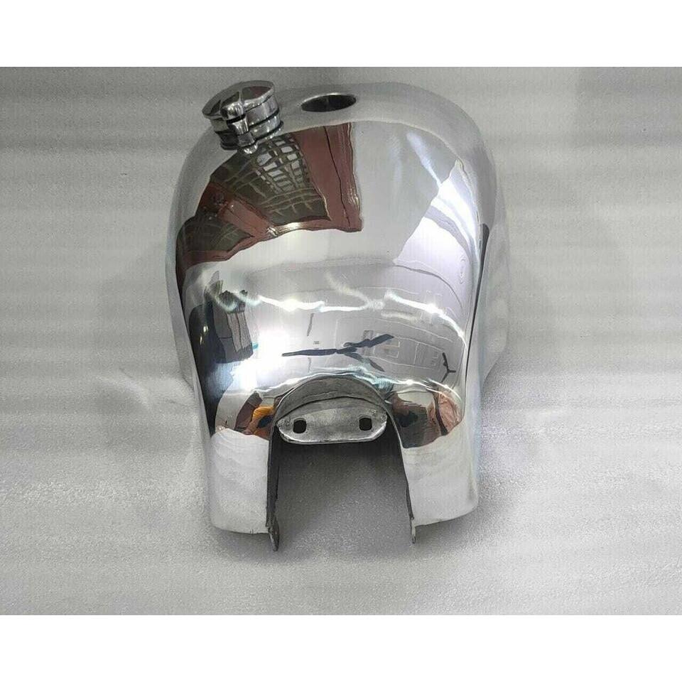 Vincent HRD Alloy Aluminum Polished Petrol Gas Tank With Knee Cushions Ident