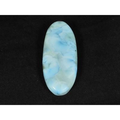 16X41X5MM Natural Blue Larimar Oval Shape Cabochon Loose Gemstone 34Cts. LR-43