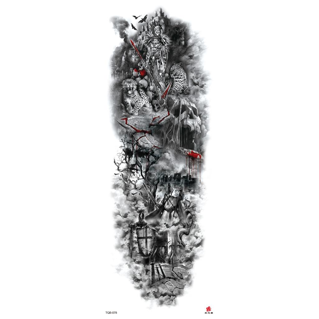 High Quality Temporary Body Arm Sticker Fake Temporary Tattoo Arm