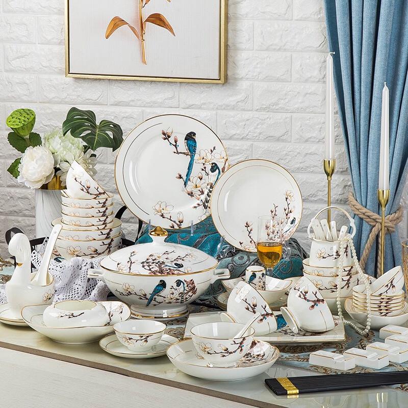 LISM Цзиндэчжэньский китайский керамический набор посуды