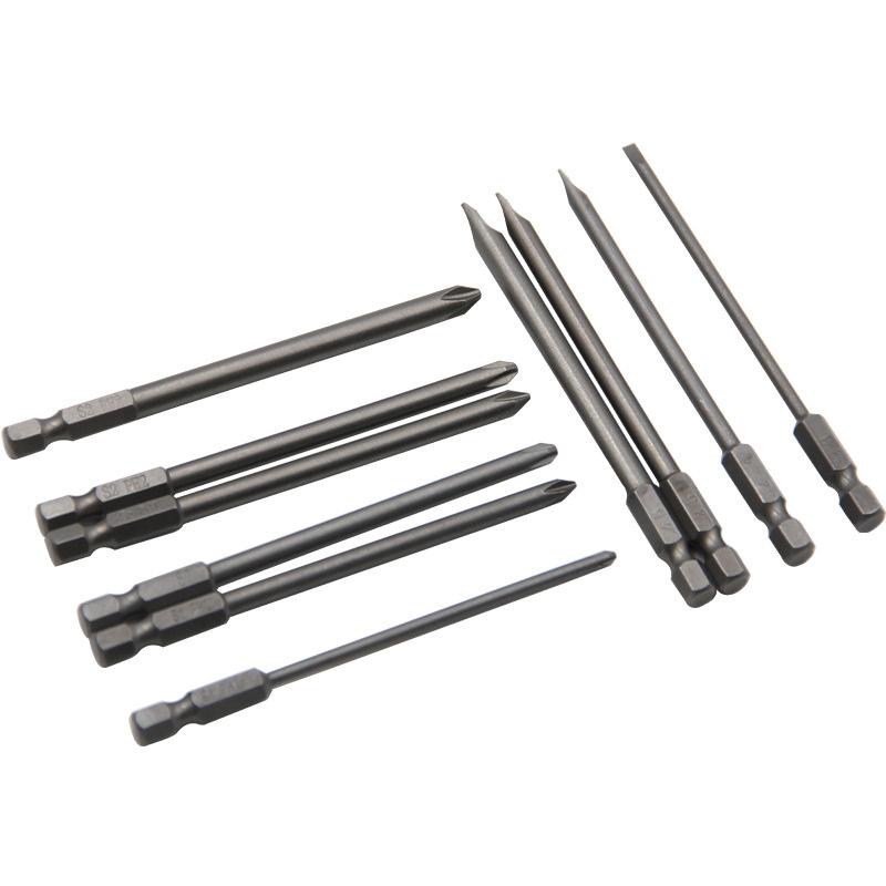 Schraubendreher-Set Stark magnetischer Bithalter Stahl Schlitzschraubendreher-Bits Autoreparatur Werkzeug Zubehör für Elektrowerkzeuge