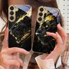 Black Panther Roars For Samsung Galaxy S26 S20 FE S21 S22 S23Plus S24 Ultra 25Ultra S21+ S9 S22 S8 S23 Golden Glass Phone Case