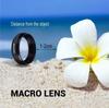 Universal Mobile Phone Rose Gold Silver Aluminum Alloy Wide Angle macro lens tube suitfor Smartphone