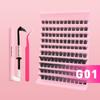 Eyelashes G01A0102Washboard10False Eyelashes Versatile Hot Melt Segmented Cluster Lashes Manufacturer Makeup