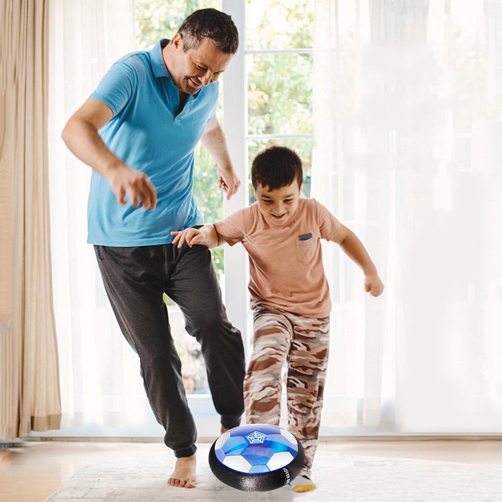 Air Power Hover Ball with LED Light and Foam Bumper Indoor Outdoor  Air Floating Soccer Ball Hover Ball for Boys Girls