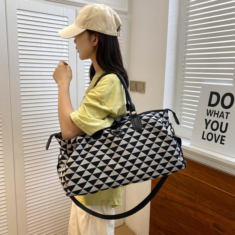 IELGY Bolsa de Viagem Portátil para Curta Distância Feminina Grande Capacidade Bolsa de Mão de Viagem Multifuncional Saco de Armazenamento de Roupas para Passeio