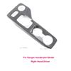 For Ford Ranger  2024 2025 ABS Carbon Fiber Center Console Gear Shift Panel Decoration Cover Stickers Trim Car Accessories