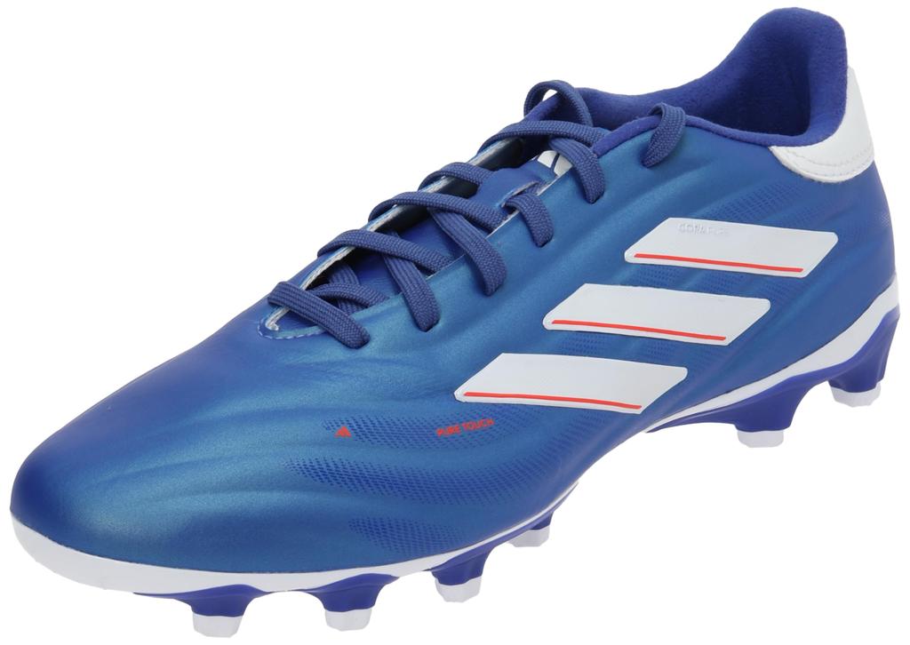 Adidas Copa Pure 2 Pro MDM25 Soccer Lucid Red Size Cm HG/AG Cleats, Blue/Footwear White/Solar (IE7543), 28.0