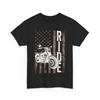 Motorcycle Rider American Flag Shirt, Motorcyclist Shirt, Motorcycling Shirt