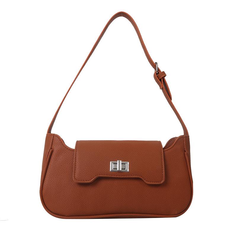 Niche Design Small Square Bag Winter New Bag Women's Fashionable Personalized Shoulder Bag Casual Commuter Underarm Bag