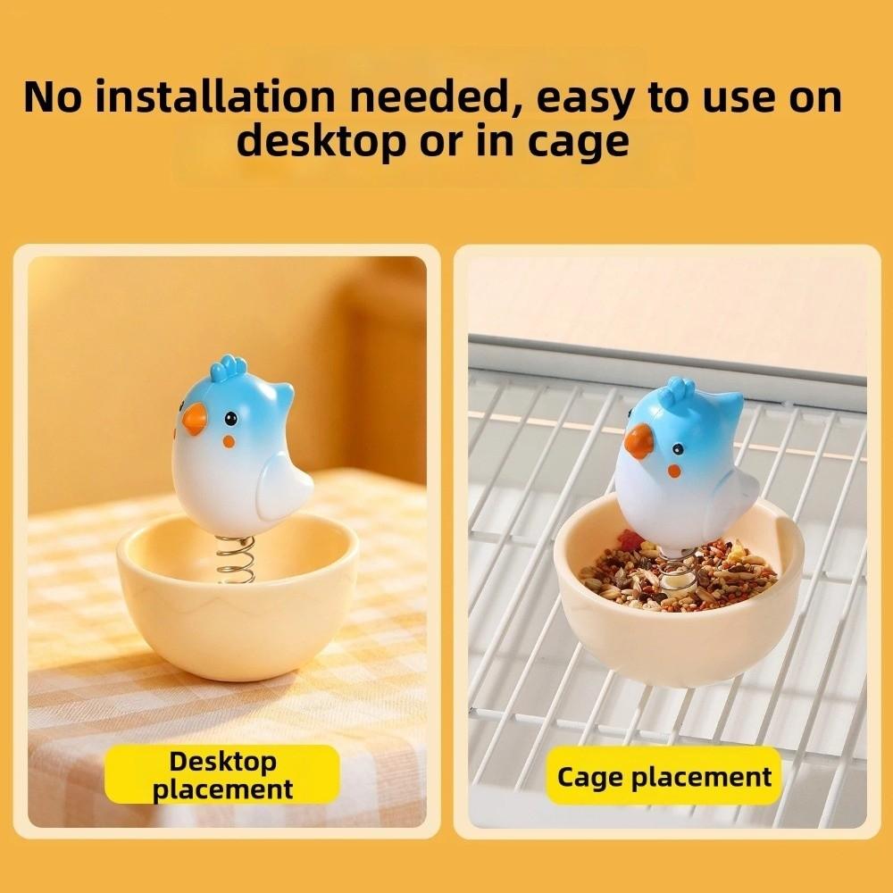 Anti Spill Bird Food Bowl Large Capacity Pet Feeding Cup Practical Food Water Dish Small Pet Bird