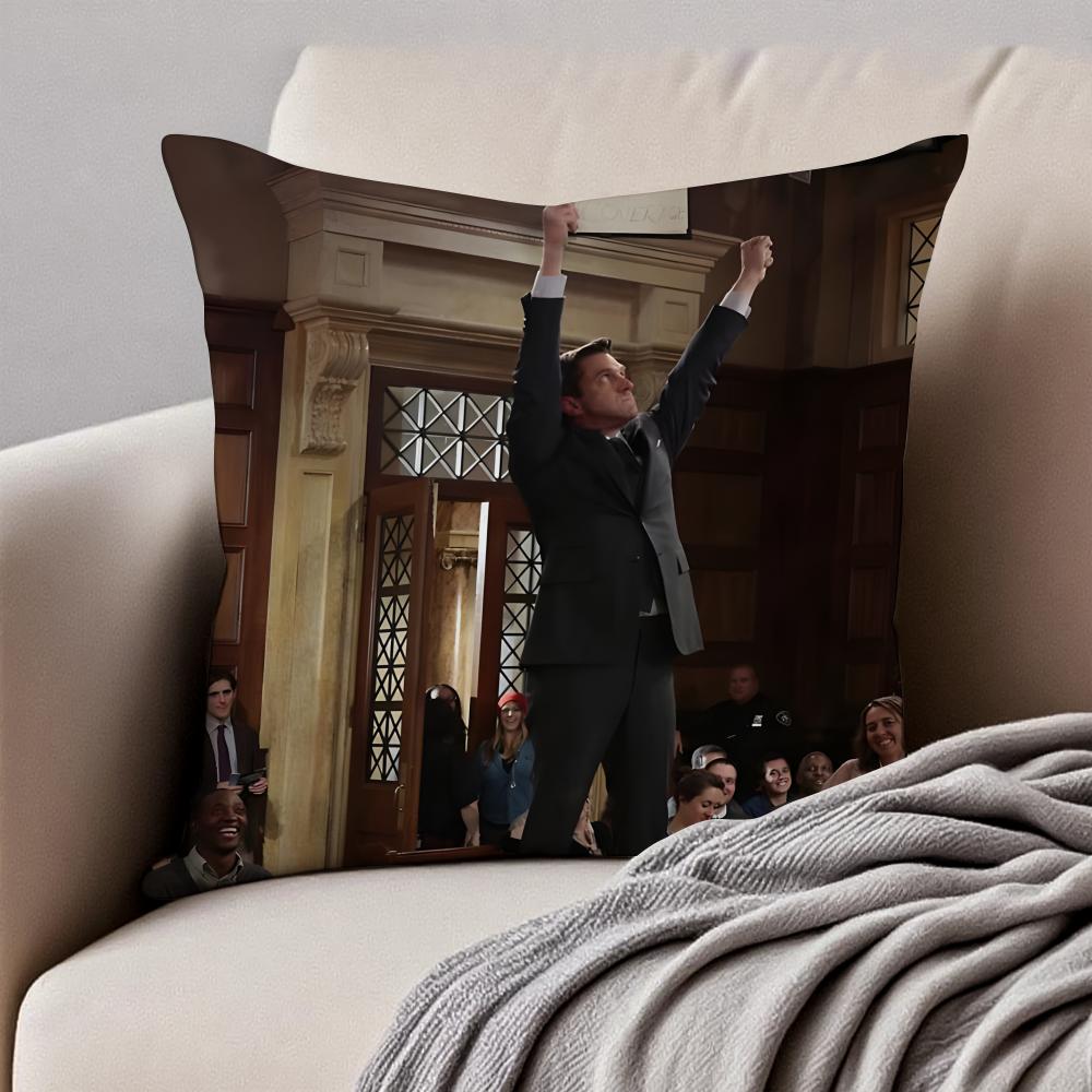 RRafael Barba Cushion Cover Pillowcase Antidustmite Invisible Zipper Short Plush Sofa Cushion