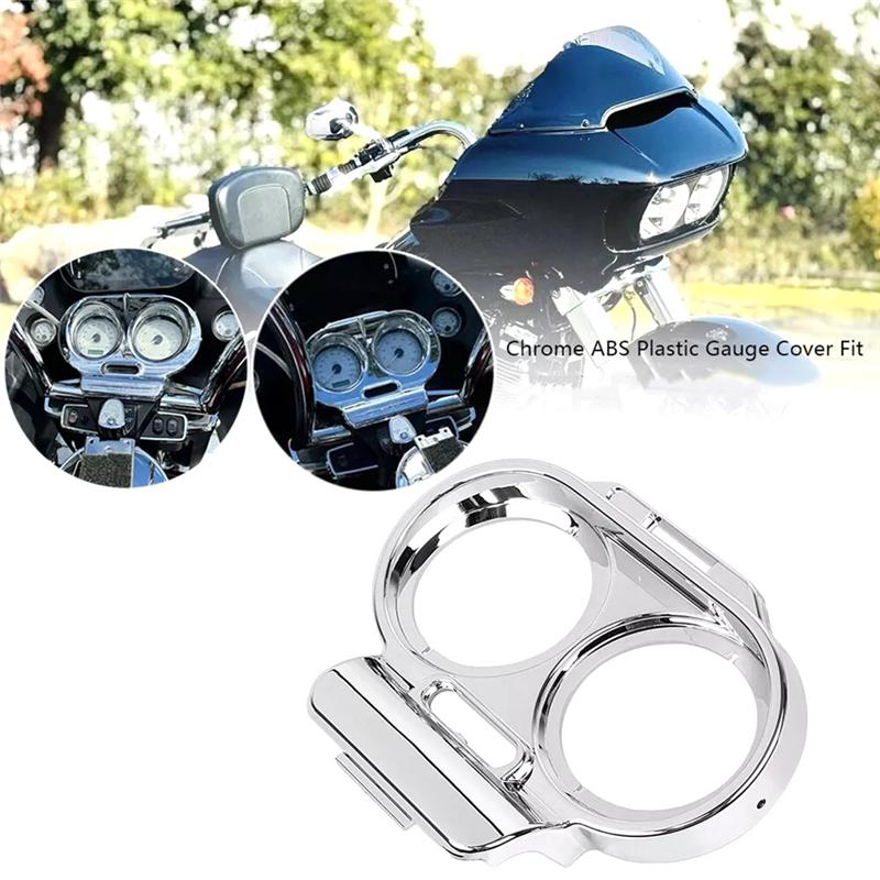 NEW-Chrome Gauge Cover Nacelle Fairing Speedometer For Road Glide FLTR 1998-2013