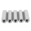 5 Pcs Hex Coupling Nut M12x1.75 L60mm 304 Stainless Steel Hex Coupling Nuts Threaded Rod Connector