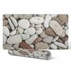 Durable Non-Slip Mat for Desk Top Beach Stones 100X50 Cm
