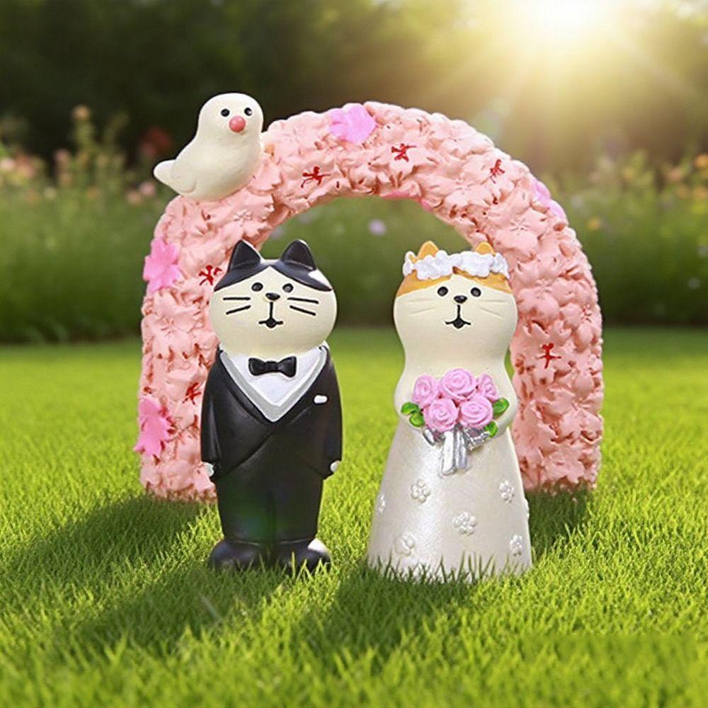 Japanese Style Wedding Ceremony Ornaments DIY Resin Handicraft Ornaments  Cake Decoration
