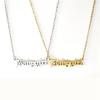Stainless Steel Babygirl Necklace Gold  Plated Baby Girl Pendants Chain Necklaces For Women Jewelry