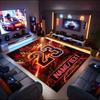 1PC Custom Name Basketball Number" Theme Floor Mat Ideal for Living Room, Game Rooms, Office, Bedroom,Floor Mat Playful Design