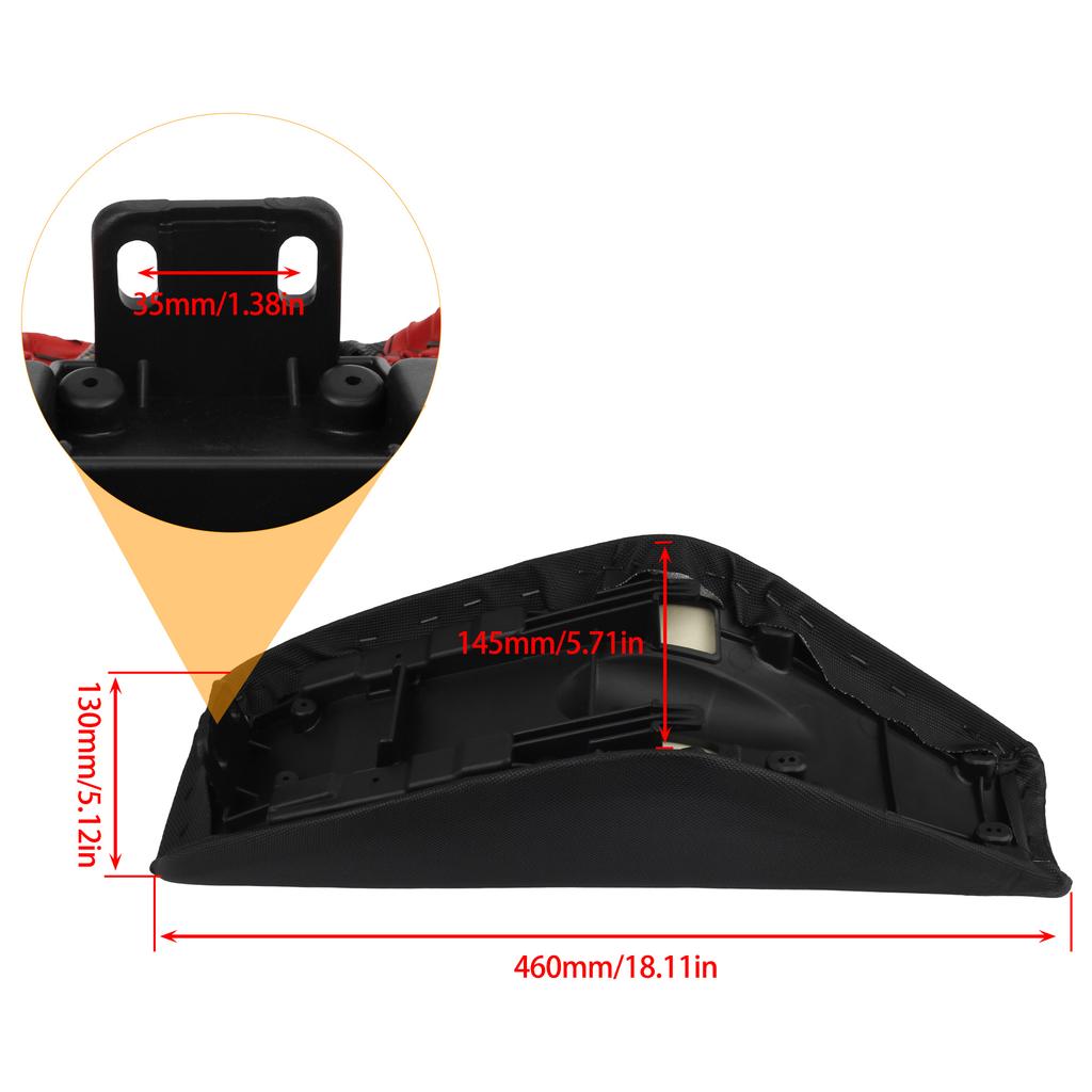 Motorcycle Flat Tall Foam Seat Cushion Shock Absorption For Honda CRF50 XR50 50cc 90cc 110cc 125cc 150cc 160cc Pit Dirt Bike
