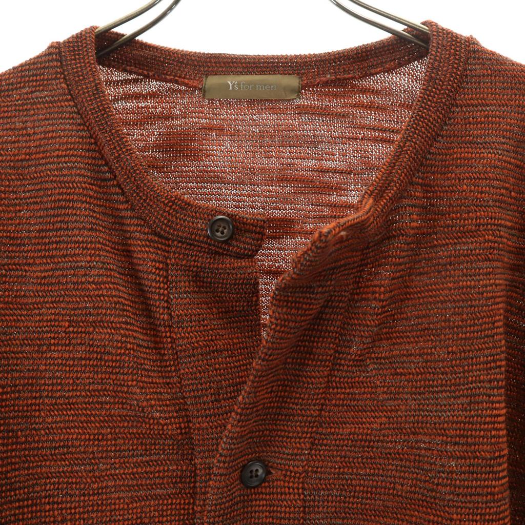 Y’s for Men 90s Made In Japan 100% Wool, Old Long Sleeve Knit Cardigan Men's Used