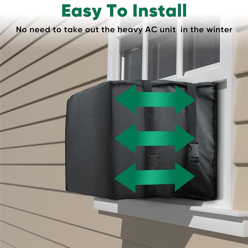 

A65T-Чехол для кондиционера наружный, Чехол для оконного блока кондиционера, Пылезащитный водонепроницаемый защитный чехол для наружного оконного кондиционера