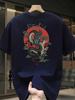 Heavyweight Pure Trendy Print ShortSleeve TShirt for Unisex New Summer Collection Versatile Casual Top