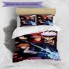 3pcs Duvet Cover Set (1*Duvet Cover + 2*Pillowcase, Without Core), Jujutsu Kaisen Print Bedding Set, Bedroom Decor, All‑Season, Birthday Gift