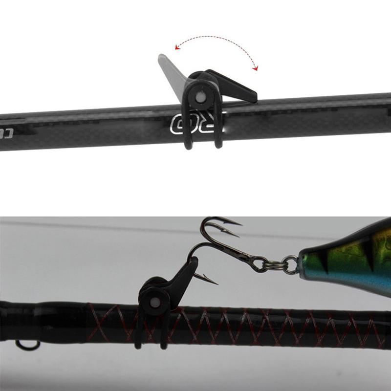 10 pcs/Pack Universal Fishing Rod Hooker Rings Bait Rock Retainer Accessories Strong Practicality Simple Operation Durability