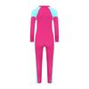 Kids Full Body UV Protection Swim Suit Long Sleeve Zipper Sport Bathing Suit for Girls Beach Surf and Swimming