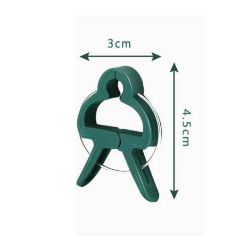 Gardening Fixing Clips Set With Ties For Home Plant Support And Climbing Vegetables