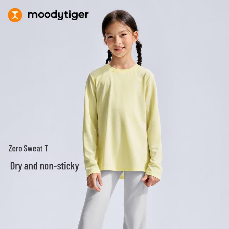 Moody Tiger Girls' Long-Sleeve Sport T-Shirt
