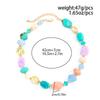 SHIXIN New Bohemia Acrylic Resin Irregular Beads Choker Necklace for Women Trendy Adjustable Charm Clavicle Chain Jewelry Gift