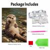 Pearl Painting Kit Cute Otter DIY Home Decoration Painting