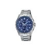 OCEANUS Series-disc Multi-function Pointer 100 Meters Waterproof Quartz Titanium Strap Same Style for Men and Women Blue Dial OCW-T2600-2A3JF