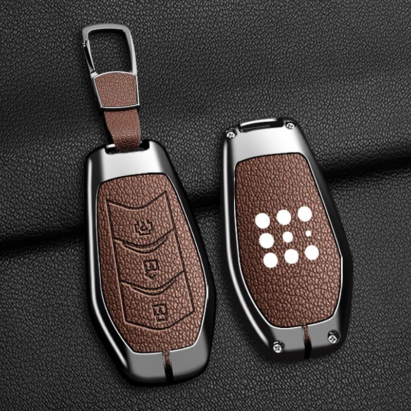 Key Case for Dongfeng 25-26 Model Blue Electric E5 PLUS - High-End Protective Buckle