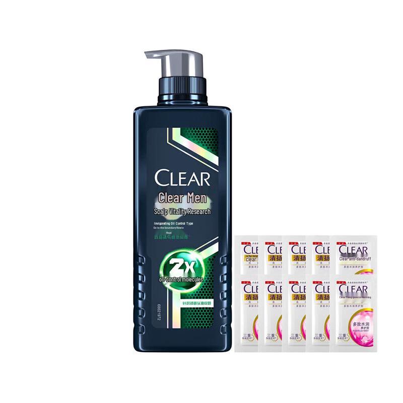 Шампунь Clear Men против перхоти и для контроля жирности