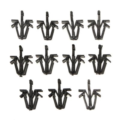 10x Peugeot Plastica Clip Rivetto-tagliare Clip di fissaggio per cofano Paraurti Griglia