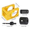 Door Lock Installation Kit Hole Saw Set For Door Knob Lock Carbon Steel Hand Tools With Guide