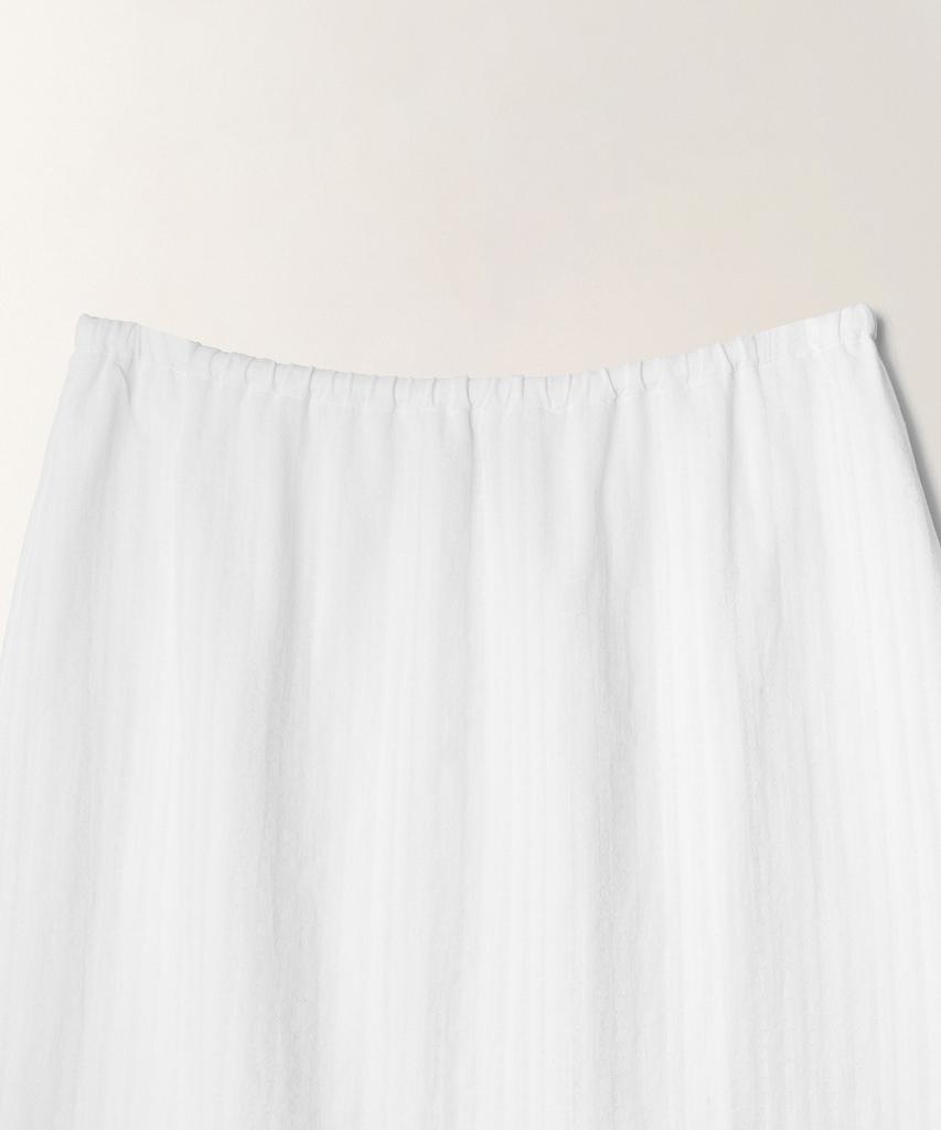 Tudment Gauze Midi Skirt_White