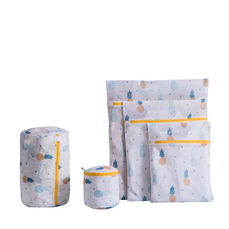 70g Pineapple Print Laundry Bag, Thickened Fine Mesh for Washing Machine - Ideal for Down Jacket and Bra Care