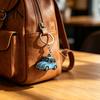 Vintage Vehicle Key Holder Enamel Retro Beetle Car Keychain, Ring Holder, Decorative Anti-oxidation Keychain Accessories for Handbags Backpacks,