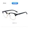 Metal Half Frame Reading Glasses Presbyopic Male Female Far Sight Glasses with Strength +1.0 To +3.0 Eye Glasses
