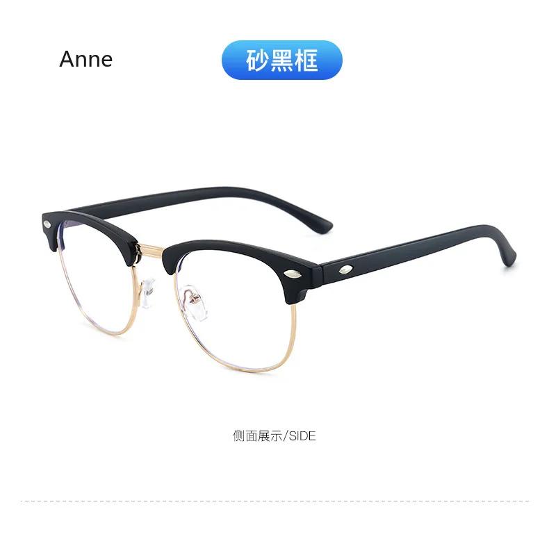Metal Half Frame Reading Glasses Presbyopic Male Female Far Sight Glasses with Strength +1.0 To +3.0 Eye Glasses