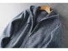 Men's Autumn/Winter Thick Hooded Knitted Cardigan Sweater Jacket