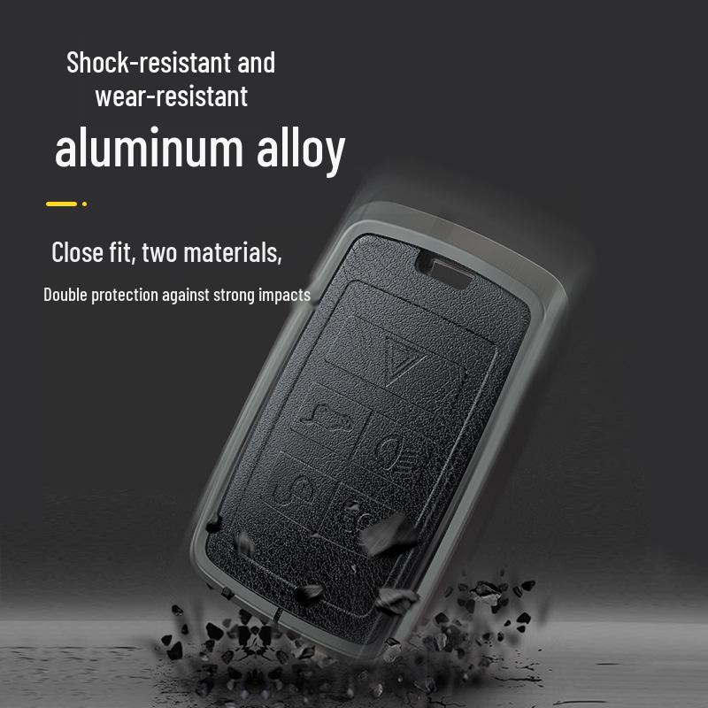Land Rover & Jaguar Key Case for Range Rover Sport, Velar, Evoque, Discovery 4, Freelander 5.