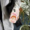 Fujiya Milky Peko Chan Phone Case For IPhone 16 15 14 13 Pro Max 11 12 Plus Leather Silicone Cover