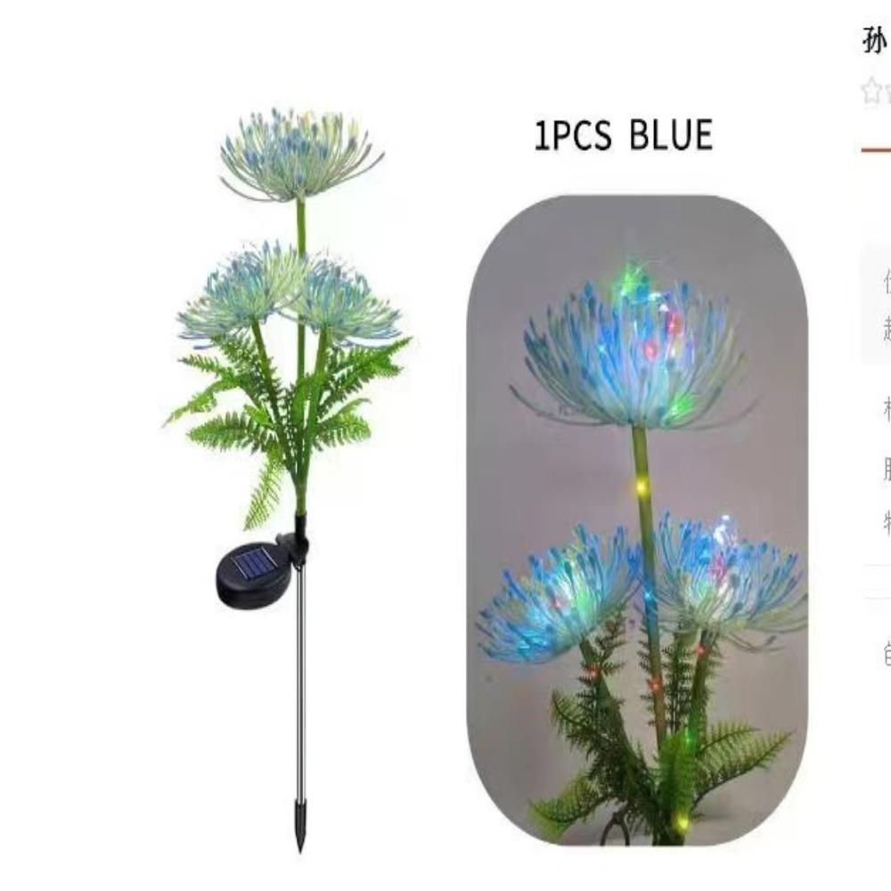 

Glowing Flowers Simulated Flowers Lights Waterproof Atmosphere Lights Camping Terrace Yard синій